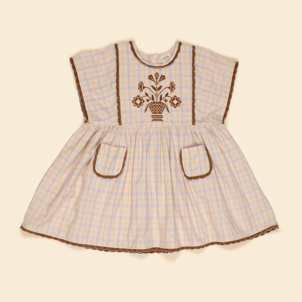 H*E様 Misha&Puff × Apolina Alma Overdress Apolina - Alma Overdress in Camp Check - Child