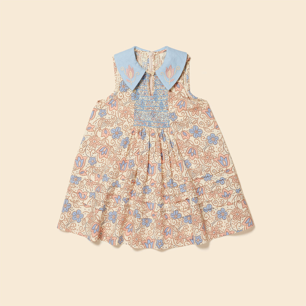 Inga Dress - Bellflower Carnation