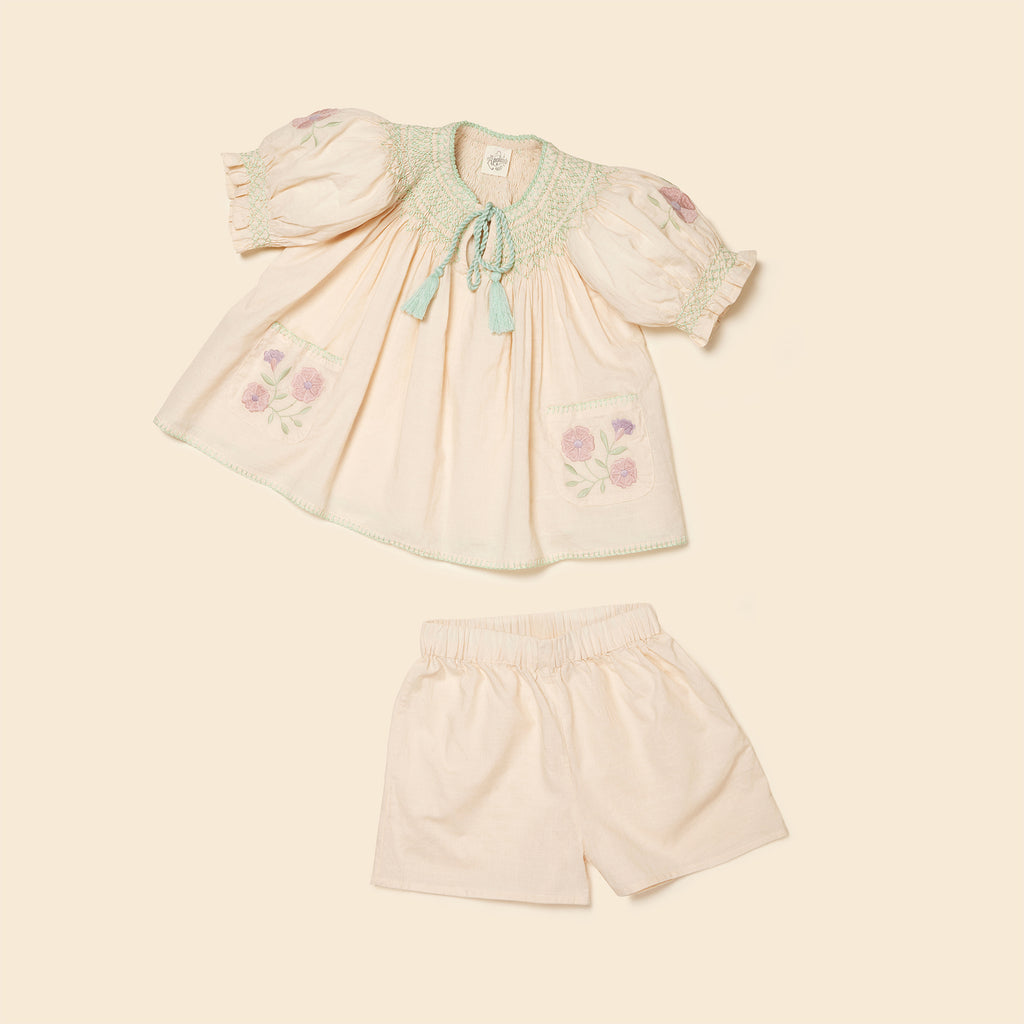 Verna Short Set - Milk