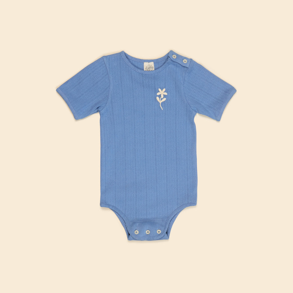 Apolina - Baby Betty Romper Cornflower - Baby Classics '26