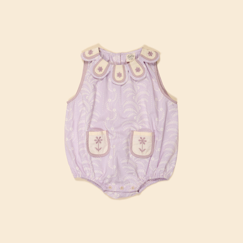 みかんAPOLINA BABY FLORA BUBBLE WALLFLOW Apolina - Baby Flora Statement Collar Bubble in Wallflower - Baby