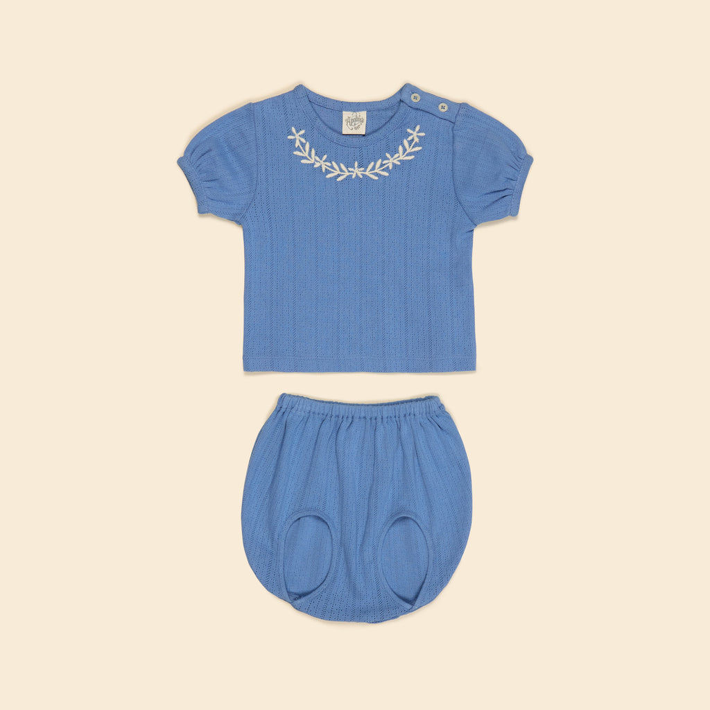 Apolina - Baby Marla Set Cornflower - Baby Classics '26