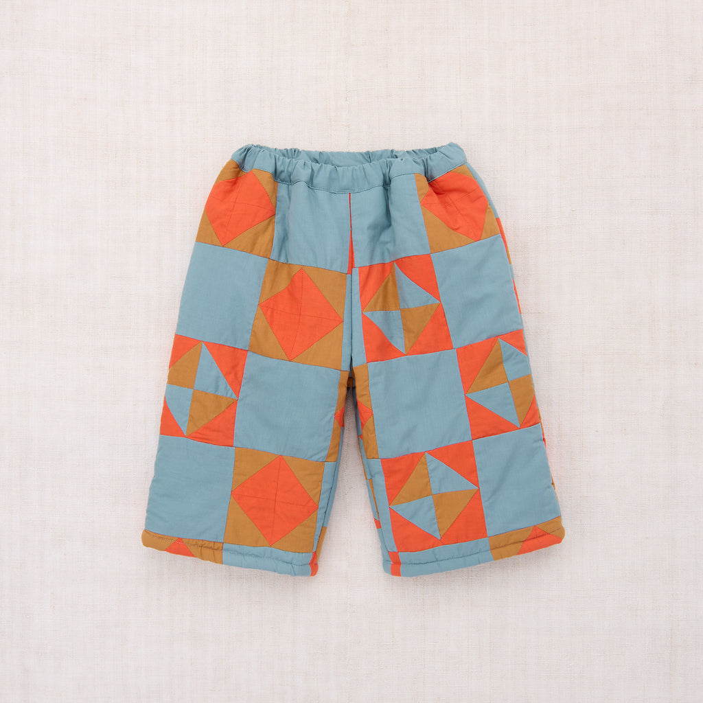 Cotton woven embroidered trousers vintage inspired child. – Apolina