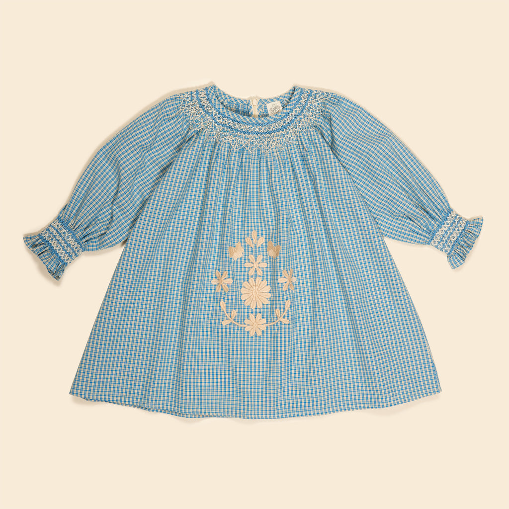 ＊ apolina CECE dress 3-5y ＊ Cotton woven embroidered dress vintage inspired child. – Apolina