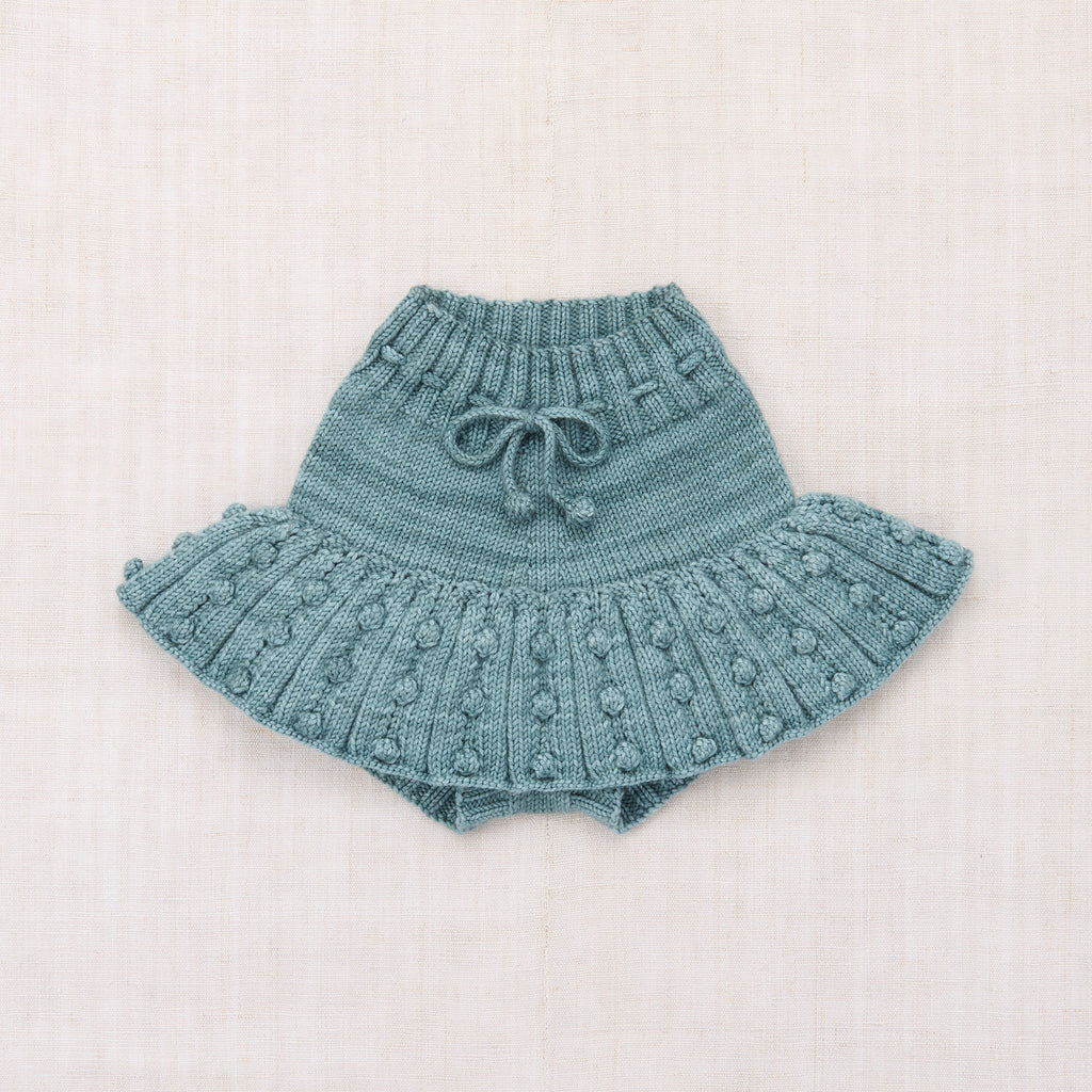 Cotton knitted popcorn skater skirt vintage inspired child. – Apolina