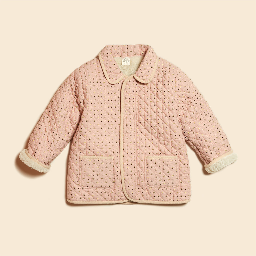 Cotton woven embroidered jacket vintage inspired child. – Apolina