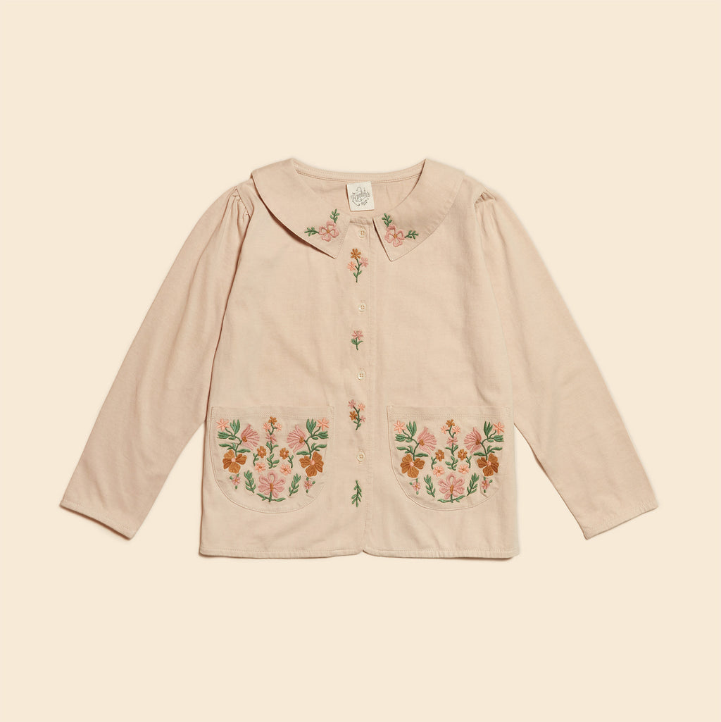 Apolina kids Meera blouse bluebell 5-7y - トップス(その他)