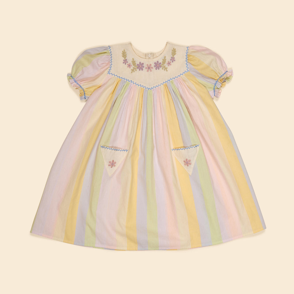 a*i様 Apolina kids wendy dress patchwork Cotton woven embroidered dress vintage inspired child. – Apolina