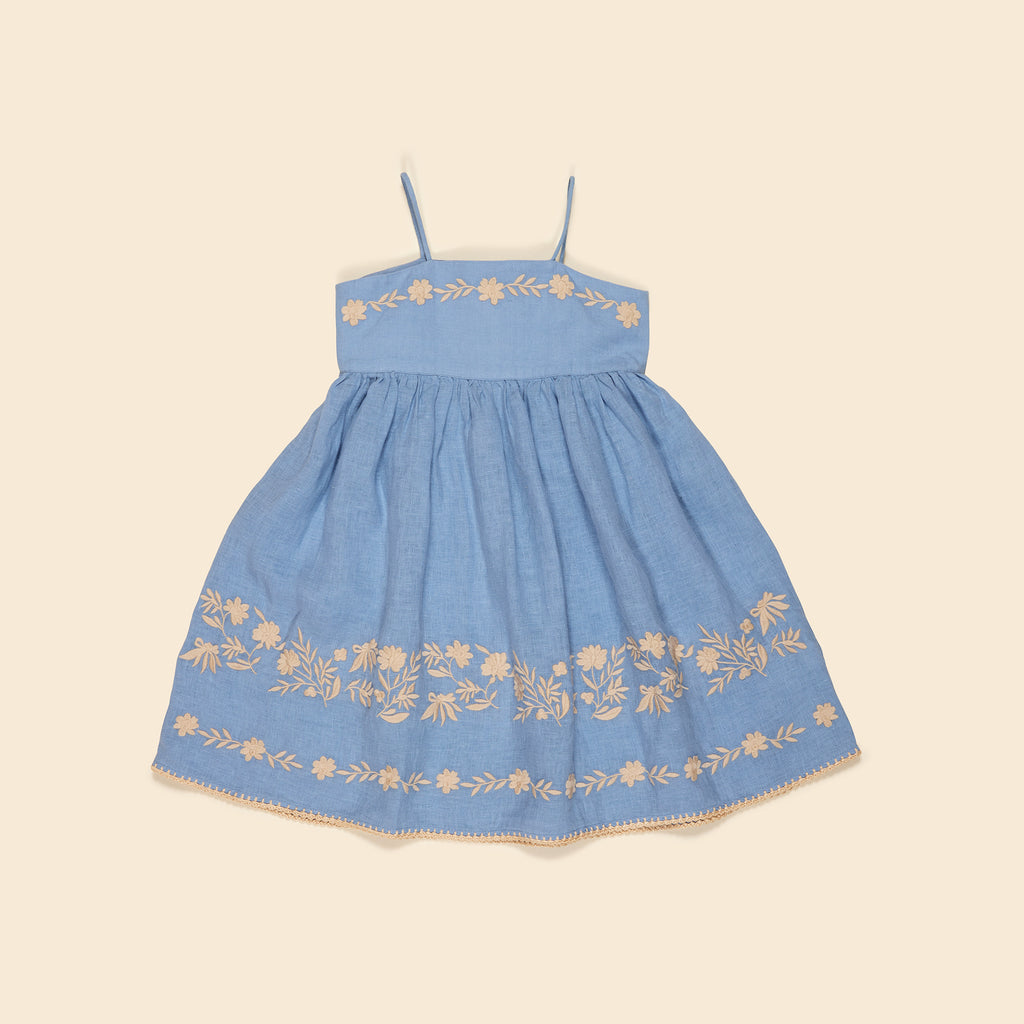 Apolina☆Fay Dress - Cornflower☆3-5y