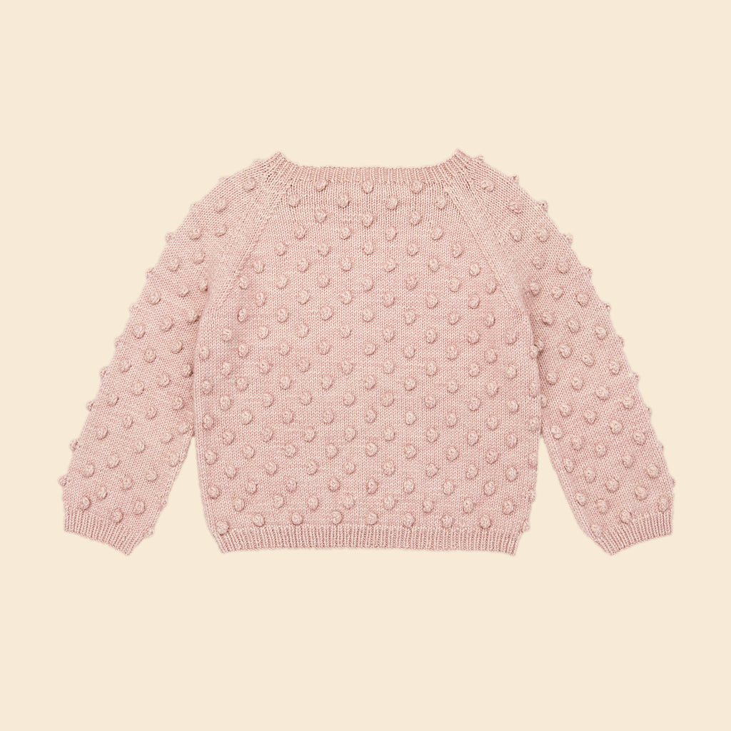 Cotton knitted popcorn jumper sweater vintage inspired child – Apolina