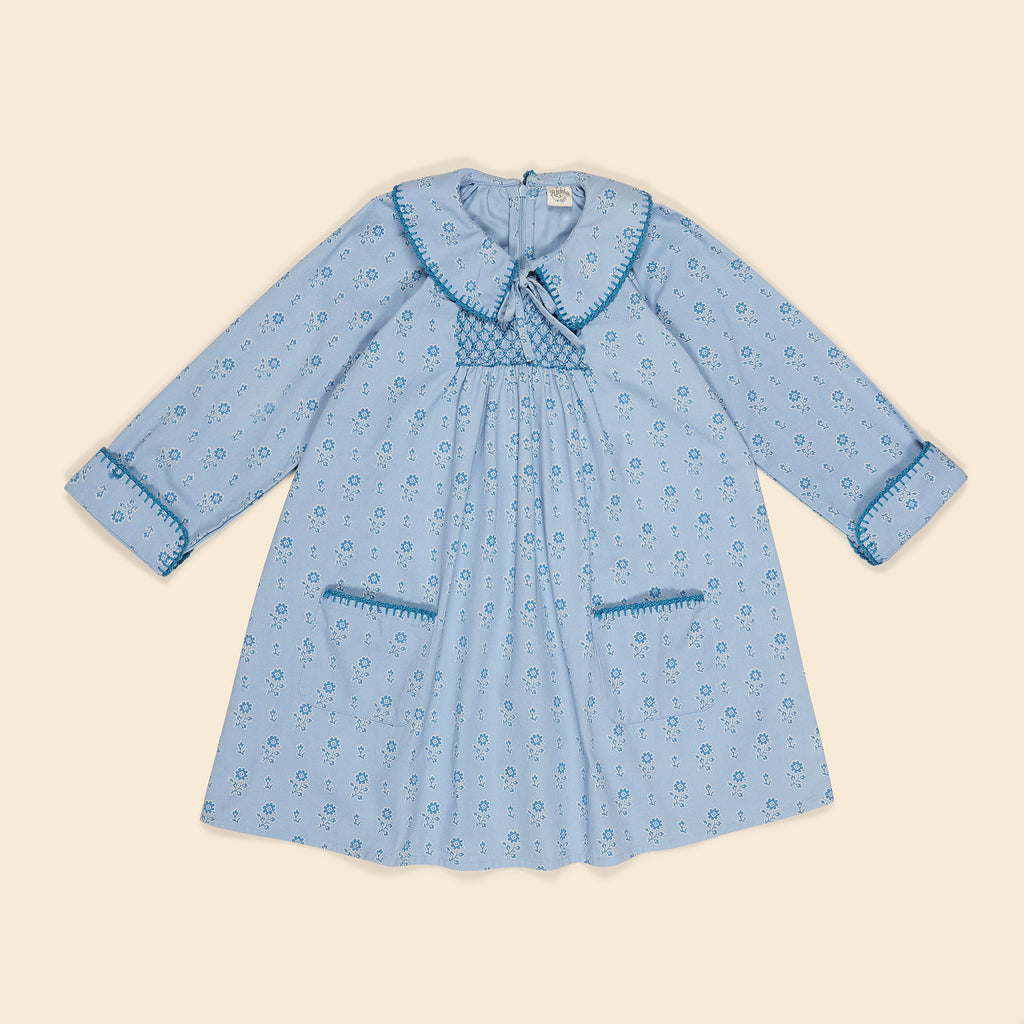 着物・セレモニードレス apolina Nola Dress Folk Floral Blue Mist apolina Nola Dress Folk Floral Blue Mist