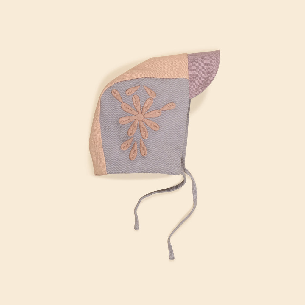 Cotton woven embroidered hat vintage inspired child. – Apolina