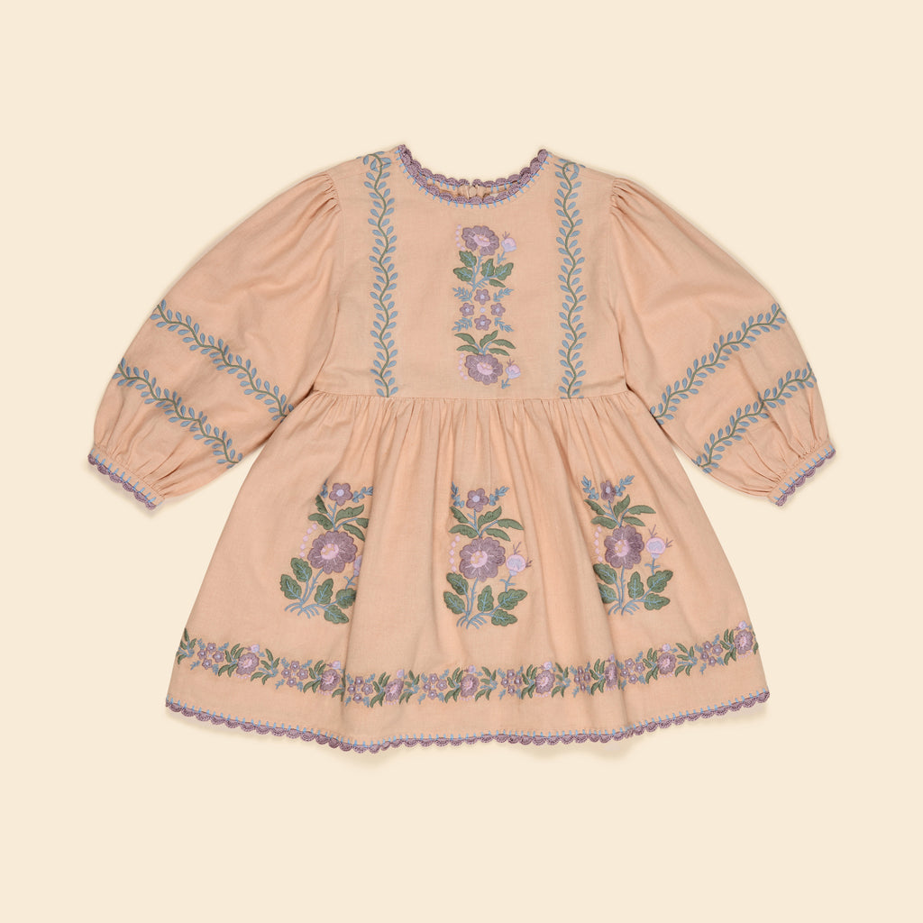 ワンピース apolina Penelope dress2-3y Apolina - Penelope Dress in Dried Rose - Child