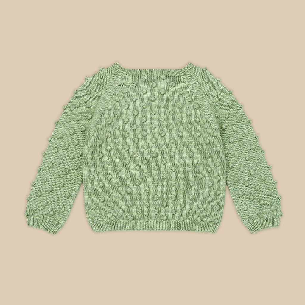 Cotton knitted popcorn jumper sweater vintage inspired child – Apolina