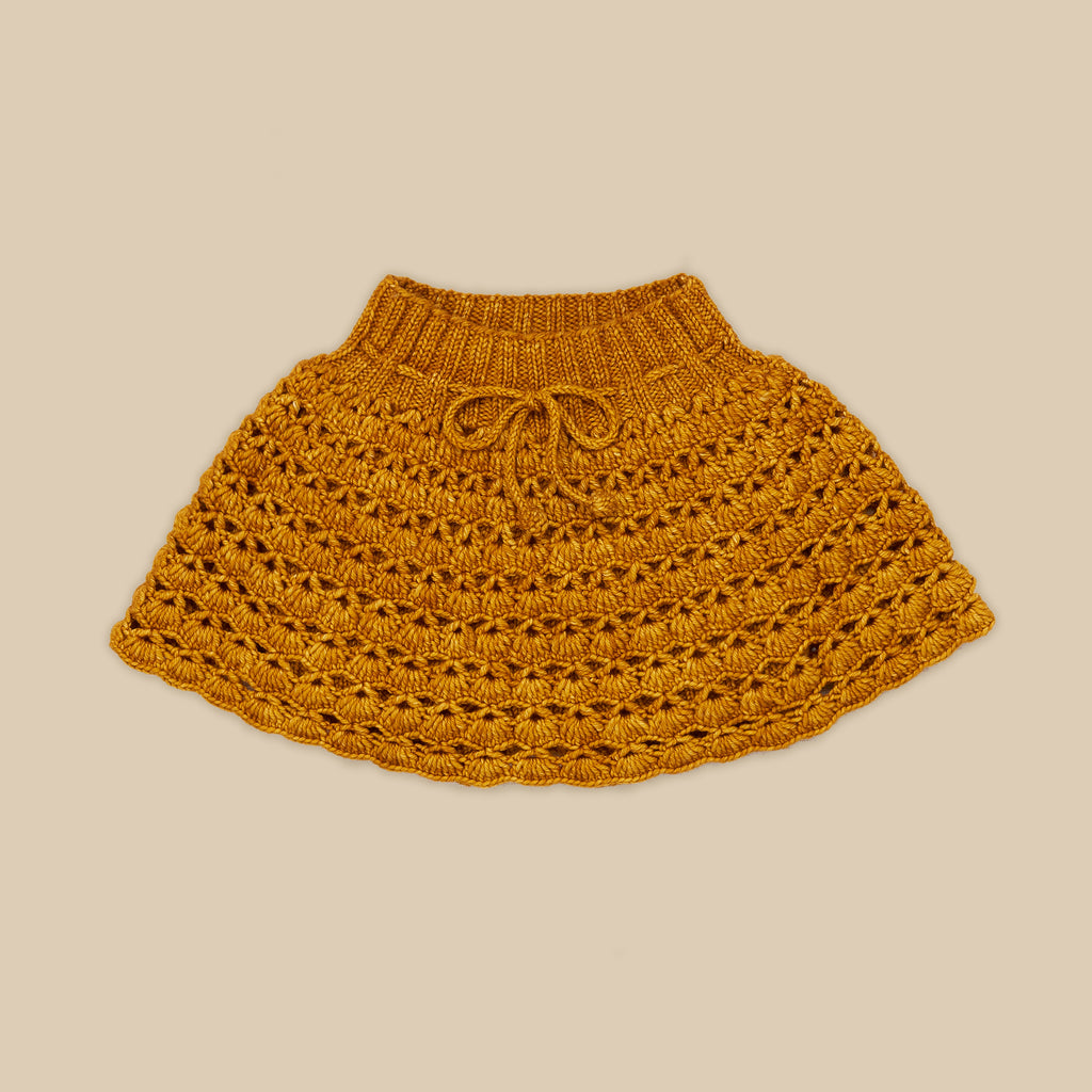 (OUTLET) Misha & Puff Crochet Skating Skirt - Marigold