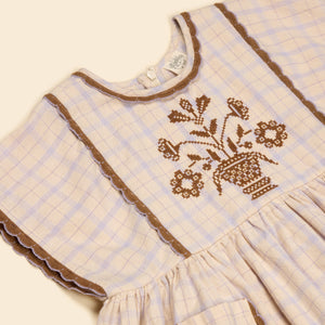 Apolina - Alma Overdress in Camp Check - Child
