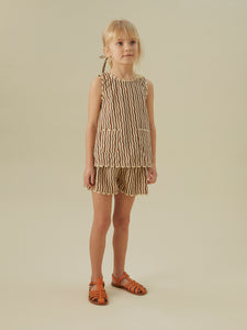 Cotton woven embroidered set vintage inspired child. – Apolina