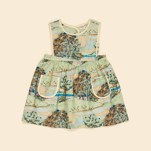 ワンピース Bibi Panelled Pinafore - Honey 7-9y Apolina - Bibi Pinafore in Lakeview Scene - Child