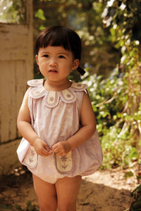 みかんAPOLINA BABY FLORA BUBBLE WALLFLOW Apolina - Baby Flora Statement Collar Bubble in Wallflower - Baby