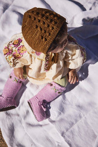 apolina baby araminta romper アポリナ 6-12m Cotton woven embroidered romper vintage inspired child. – Apolina