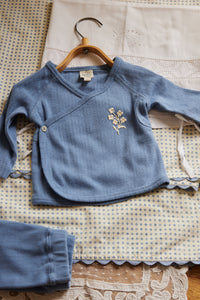 apolina ブルマ 6-12m Apolina - Baby June Set Cornflower - Baby Classics '26