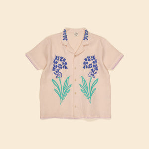 新品未使用Apolina kids Lana shirt 9-11y Cotton woven embroidered jersey blouse vintage inspired child