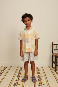 Cotton woven embroidered blouse vintage inspired child. – Apolina