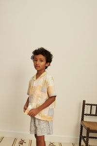 Cotton woven embroidered blouse vintage inspired child. – Apolina