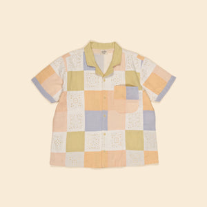Cotton woven embroidered blouse vintage inspired child. – Apolina