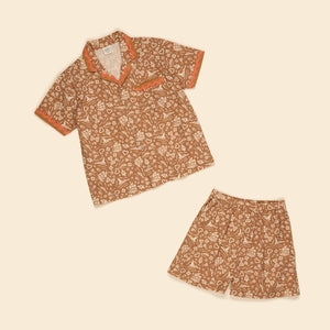 Apolina – Donny Ric Rac Short Set Souvenir Print – Beach Capsule 