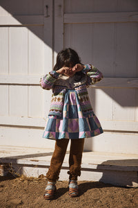 ワンピース apolina kids 2018aw patchwork tunic ワンピース apolina kids 2018aw patchwork tunic apolina kids 2018aw