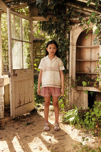 Apolina - Emer Embroidered Shorts in Mauve - Child