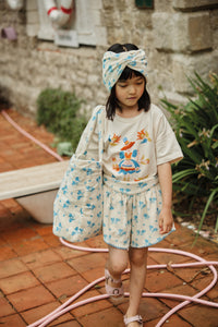 その他 apolina kids Headband Studio Calico Pink Apolina – Ermina Headband Midsummer Calico – Beach Capsule Summer '26
