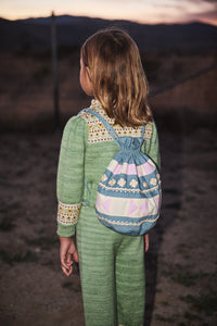 Cotton knitted jumper sweater vintage inspired child. – Apolina