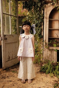 Apolina - Flora Statement Collar Trouser Set in Wallflower - Child