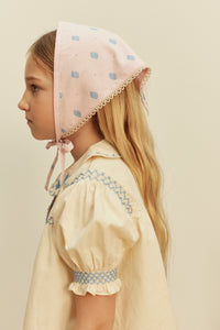 Cotton woven embroidered blouse vintage inspired child. – Apolina