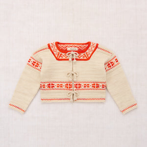 Cotton knitted cardigan vintage inspired child. – Apolina