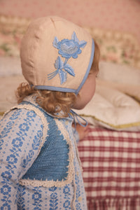 帽子 Apolina Joni Bonnet 18-24m Apolina - Joni Bonnet in Dried Rose - Baby