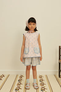 トップス apolina kids Juni Short Set 5-7y Cotton woven embroidered set vintage inspired child. – Apolina
