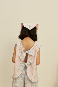 Cotton woven embroidered set vintage inspired child. – Apolina