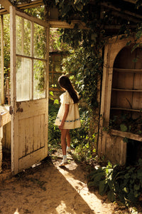 Apolina - Josephine Frill Dress in Cream - Child