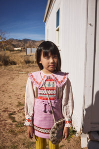 Cotton knitted bag vintage inspired child. – Apolina