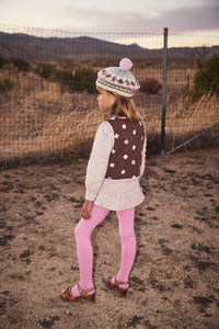 APOLINA×MP Kinfolk Beret 2-4Y Cotton knitted hat beret vintage inspired child. – Apolina