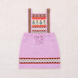 Cotton knitted dress vintage inspired child. – Apolina