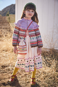 スカート apolina misha and puff 3-5y Misha & Puff Cable Skating Pond Kid's Skirt Iris Confetti | BIEN BIEN