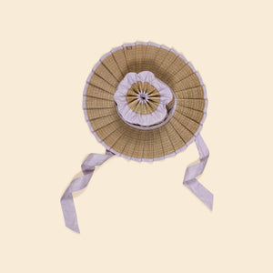 Straw hat woven vintage inspired child. – Apolina