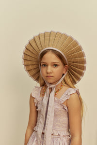 Straw hat woven vintage inspired child. – Apolina