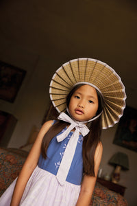 Apolina - Lola Embroidered Dress in Wallflower/ Azul - Child