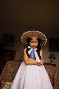 Apolina - Lola Embroidered Dress in Wallflower/ Azul - Child