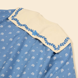アポリナ　Apolina MAGGIE SAILOR DRESS ブルー Apolina - Maggie Sailor Blouse in Mountain Calico Blue - Child